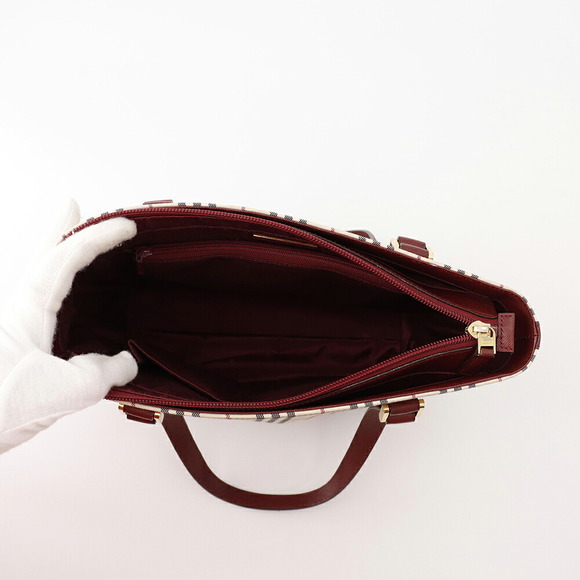 Burberry Canvas Leather Handbag - Picture 4 of 6